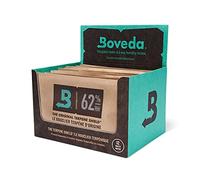 Boveda 62% Two-Way Humidity Control Packs For Storing 1 lb - Size 67 - 12 Pack - Moisture Absorbers for Storage Containers - Humidifier Packs - Individually Wrapped Hydration Packets