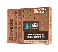 Boveda 65% Two-Way Humidity Control Pack For Aging & Long-Term Storage in Large Plastic & Wood Boxes - Size 320 - Single - Moisture Absorber - Humidifier Pack - Individually Wrapped Hydration Packet