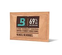 Boveda 69% Two-Way Humidity Control Pack For Storing Up to 25 Items - Size 60 - Single - Plastic & Wood Humidifier Boxes & Zip Lock Bags - Moisture Absorber - Humidifier Pack - Individually Wrapped