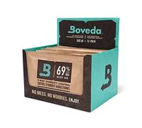 Boveda 69% Two-Way Humidity Control Packs For Plastic & Wood Humidifier Boxes & Zip Lock Bags - Size 60 - 12 Pack - Moisture Absorbers - Humidifier Packs - Individually Wrapped Hydration Packets