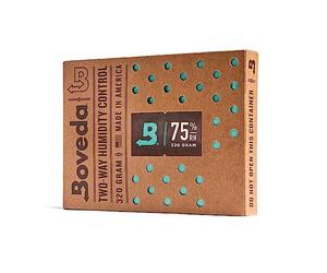 Boveda 75% Two-Way Humidity Control Pack to Fix Major Moisture Loss in Large Wood Humidifier Boxes - Size 320 - Single - Moisture Absorber - Humidifier Pack - Individually Wrapped Hydration Packet