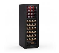 KLARSTEIN Bovella 44 Duo+ Wine Fridge - 44 Bottle Capacity, Dual Zone, 5-18°C, Touch Control, LED Lighting, UV Protection, Quiet, Free-Standing Wine Cooler