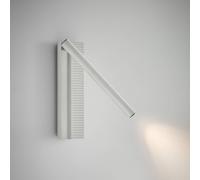 Bover LED wall light Arid A/02 white, aluminium, 2,700 K
