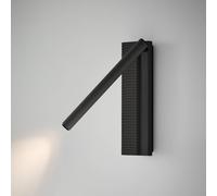 Bover LED wall light Arid A/03 black, aluminium, 2,700 K
