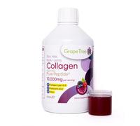 Bovine Collagen 10,000mg 500ml - with Hyaluronic Acid - Sugar Free Berry Flavour - High Strength Type 1 & 3 Collagen Peptides - Supports Skin, Hair & Nails - 20 Day Supply.