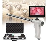 Bovine Gun For Cattle Artificial Insemination Cow Visual Endoscope Breeding Kit, with Photo/Videos/Playback Function, 3.5Inch Camera Rotatable Screen, for Dog Sheep Pig