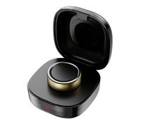 BOVIPO 600mAh Battery Charging Case Compatible with Oura Ring Gen4 Charger Portable Travel Charging Box for Smart Ring (Black, Size 11)