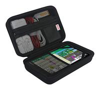 BOVKE 8'' GPS Case for Garmin DriveSmart 86 / Dezl OTR810 OTR820 OTR800 / RV 890 8'' Inch GPS Navigator System, Mesh Pocket for Power Cable Accessories, Black