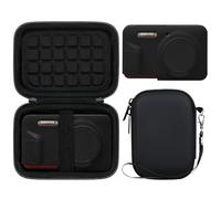 BOVKE Bundle Kit Case for Kodak PIXPRO FZ55 - Hard Carrying Storage Box with Silicone Protective Cover, Travel Holder Bag with Soft Skin Case Sleeve Set for FZ55 Digital Camera & Accessories, Black