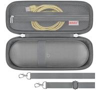 BOVKE Carrying Case Compatible with Beats Pill x Kim Kardashian - Wireless Bluetooth Speaker, Beats Pill Portable Speaker Holder Bag with Extra Mesh Pocket for Charging Cables, Gray+Gray