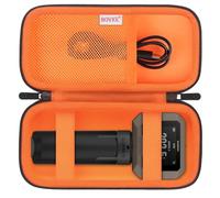 BOVKE Carrying Case Compatible with Garmin Xero C1 Pro Compact Chronograph for Range Shooting, Garmin Xero C1 Pro Travel Storage Bag with Extra Space for Charging Cables, Power Bank, Black