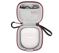 BOVKE Carrying Case for Bose NEW QuietComfort Earbuds II/Earbuds 2 Noise Cancelling In-Ear Headphones, Extra Mesh Pocket for Cables and Eartips, Black (Case Only)