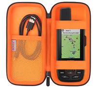 BOVKE Carrying Case for Garmin GPSMAP 64sx/66i/67/67i/66sr/66s/65s/78sc, Garmin inReach Explorer+ Hiking Handheld GPS and Satellite Communicator, Mesh Bag fit USB Cable and Accessories, Black