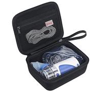 BOVKE Carrying Case for Handheld Mesh Nebulizer Machine for Adults and Kids, Portable Nebulizer Cool Mist Steam Inhaler Atomizer Machine Holder with Extra Pocket for Accessories, Black (CASE ONLY)