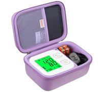 BOVKE Carrying Case for iHealth Track Smart Upper Arm Blood Pressure Monitor, iHealth Bluetooth Blood Pressure Machine Case, Purple