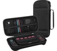 BOVKE Carrying Case for New 2025 Nintendo Switch 2, Switch 2 Protective Hard Travel Bag Holder with Extra Space for Joy-Con, Cables, Games Cartridges and Accessories, Black [Video Game]