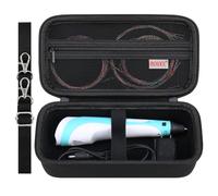 BOVKE Hard Carrying Case for SCRIB3D P1 3D Printing Pen, SCRIB3D P1 3D Printing Pen Travel Case, Mesh Pocket for 3D Pen Refills, Printing Filament, Stencil Book, Cable Accessories, Black (Box Only)