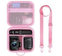 BOVKE Hard Case for Canon EOS 2000D/4000D/R50/R100/R10/R8/R7 Camera, Pink