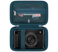 BOVKE Hard Case for Fujifilm X100VI/ X100V/ X100F/ X100S/ X-E5 Digital Camera, Digital Camera Storage Holder Travel Case with Extra Mesh Pocket for Batteries, SD Card, USB Cables, Blue (Case Only)