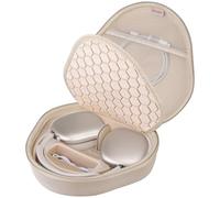 BOVKE Hard Case with Sleep Mode for Apple AirPods Max 2/AirPods Max Wireless Over-Ear Headphones, AirPods Max 2/Max Portable Smart Teavel Holder, Mesh Pocket for Headphones Accessories, Starlight