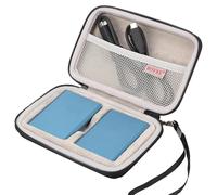 BOVKE Hard Drive Case for Samsung T5 1TB 2TB USB 3.1 External Solid State Drive, 2-in-1 Portable SSD Shockproof Storge Bag, Black (Case only)