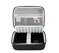 BOVKE Hard Drive Case for Seagate Expansion Desktop, WD Elements/WD My Book Desktop External Hard Drive HDD, USB 3.0 4TB 8TB 10TB 12TB14TB 16TB 18TB 20TB 22TB 24TB, Zipper Pocket for USB Cable, Black