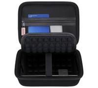 BOVKE Hard Drive Case for Seagate Expansion Desktop, WD Elements/WD My Book Desktop External Hard Drive HDD, USB 3.0 4TB 8TB 10TB 12TB14TB 16TB 18TB 20TB 22TB, Zipper Pocket for Cable, Black+Black