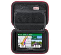 BOVKE Hard GPS Case for 5-5.5 inch TomTom Car Sat Nav GO Classic/Basic/520/GO Professional 520, Garmin Drive 52/DriveSmart 55/Drive 51/Drive 50 Sat Nav GPS Navigator and Accessories, Black