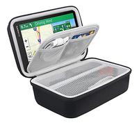 BOVKE Hard GPS Case for 6-7 Inch TomTom Go Classic 6’’ 2nd Gen Lite Advanced Professional Premium Basic Essential Discover Camper 6200 6100 Portable Car GPS, Black