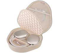 BOVKE Hard Headphone Carrying Case with Sleep Mode for Apple AirPods Max Wireless Over-Ear Headphones, AirPods Max Protective Portable Storage Bag with Mesh Pocket for USB-C Charging Cables, Starlight