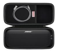 BOVKE Hard Travel Case for Bose SoundLink Plus Portable Bluetooth Wireless Outdoor Speaker, Extra Mesh Pocket for Charging Cables and Accessories, Black