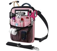BOVKE Nurse Fanny Pack with Medical Gear Pockets, Tape Holder, Medical Bag Nurse Waist Pouch Organizer with Utility Storage for Stethoscopes, Bandage Scissors and Other Emergency Supplies, Pink