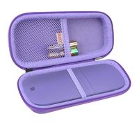 BOVKE Protective Carrying Case Replacement for Microsoft Arc Touch Wireless Mouse Hard EVA Shockproof Travel Storage Pouch Cover Bag, Lilac