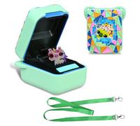 BOVKE Silicone Cover Case for Bitzee Magicals Interactive Toy with 20 Characters Inside, Bitzee Magicals Digital Pet Protective Skin Sleeve for Bitzee Virtual Electronic Pets Kids Toys, Green