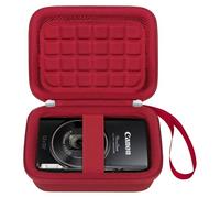 BOVKE Travel Case for Canon PowerShot ELPH 360/ IXY 650/ IXUS 285/ Kodak Pixpro C1/ Sony DSC-W830 W800/ VAHOIALD/QIVORO/EJXHKNF/Taichaeu Digital Camera, Mesh Pocket fits Batteries, Green(Case Only)