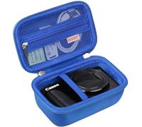 BOVKE Travel Case for Canon PowerShot SX740 HS Digital Camera, Storage Bag Holder for Canon SX730/ SX720/ SX620/ G7X Camera with Extra Pocket for Batteries, Cables, SD Cards, Blue