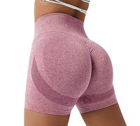 Bovldemt Scrunch Bum Shorts Womens Gym Shorts for Women Running Shorts Workout Shorts Butt Lifting (Purple), XL Slim Tall