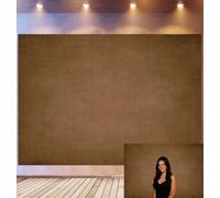 Bovlleetd 2.2x1.5m Vintage Brown Textured Canvas Backdrop Rustic Distressed Fabric Surface Decor Photography Background Classic Retro Style Photo Studio Props