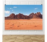 Bovlleetd 7x5ft Desert Natural Scenery Backdrop Vinyl Dusk Gobi Desert Scenic Background Rock Mountains Plants Backdrop Boy Adult Wilderness Hiking Photo Video Shoot Decorations Banner