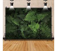 Bovlleetd 7x5ft Palm Leaf Photography Background Tropical Plant Bush Green Leaves Backdrop Spring Summer Natural Scenery Botanical Photography Backdrop