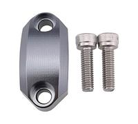 BOVUXKJH 1 Set of CNC Aluminum Motorcycle Master Cylinder Clamp Brake And Clutch Handlebar Suitable for, Titanium