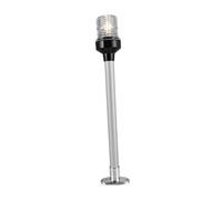 BOVUXKJH Anchor Light, Stern Light, Stainless Steel Base, High, Weather Resistant, 12-24V Navigation Light, Length 303mm
