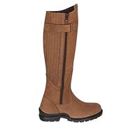 Bow and Arrow Horse Riding Boots - Women Knee High Boots with Zip Closure - Comfortable Walking Womens with Non-Slip Sole Durable Leather Riding Jodphur Women