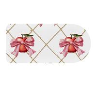 Bow Apples Seamless Pattern Mouse Pad, Large Gaming Keyboard Mat with Non-Slip Rubber Base, Big Extended Desk Protector for Home Office, 29.1’’ x 13.8’’