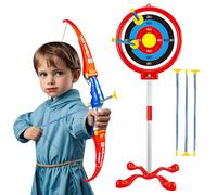 Bow & Arrow Archery Set Target Stand Kids Toy Indoor/Outdoor Garden Fun