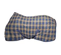 Bow & Arrow Horse Fleece Stable Rug - 250G Medium Weight Standard Neck Camelwatch Check Blanket - Equestrian Protective Winter Indoor Yard Travel Warm Cover