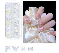 Bow Art Charms Heart Art Charms Flower Charms Art Rhinestone and Pearl Butterfly Charm Heart Charm Rhinestone