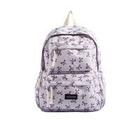Bow Backpack Cute Laptop Backpack Aesthetic Travel Daypack For Women Bow Rucksack (Purple One Size)