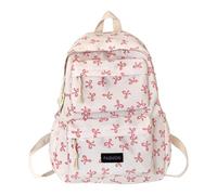 Bow Backpack Kawaii Laptop Backpack Aesthetic Travel Daypack for Women Bow Backpack Backpacks for School, pink, standard size, Daypack Backpacks