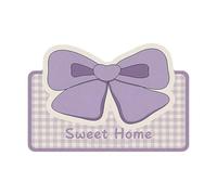 Bow Bath Mat - Coquette Bow Rug, Aesthetic Cute Bathroom Pad, Household Door Rug, Non-Slip, Aesthetic Cute Bathroom Pad, Dirt-Resistant for Kitchen and Living Room Decoration
